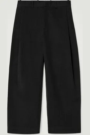 COS Pantalón De Pernera Ancha De Algodón Plisado