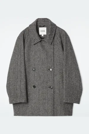 COS Chaquetón De Lana Oversized De Doble Botonadura