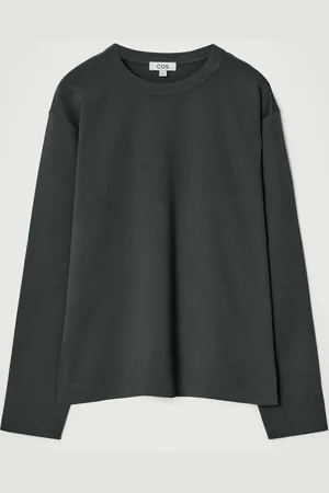 COS Camiseta De Algodón De Manga Larga Relaxed-Fit