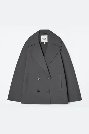 COS Chaqueta De Mezcla De Lana De Doble Botonadura