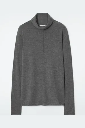 COS Top De Cuello Alto De Cashmere Puro
