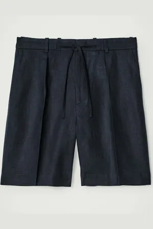 COS Pantalón Corto De Lino Con Ajuste De Cordón in