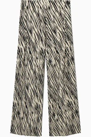 COS Pantalones Plisados De Pernera Ancha