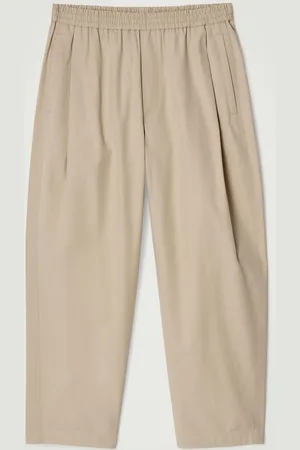 COS Pantalón Ancho Crop Con Cintura Elástica