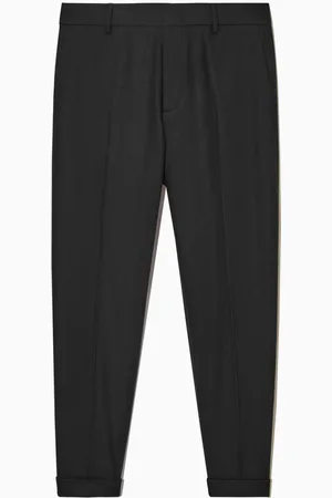 COS Pantalones De Lana Pernera Pitillo Y Bajo Vuelto