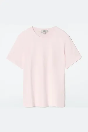 COS Camiseta De Algodón Con Cuello Redondo