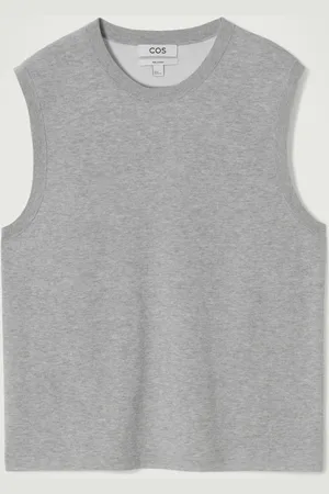 COS Camiseta De Tirantes De Punto De Doble Cara