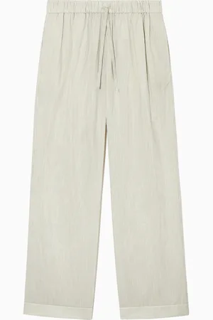 COS Pantalones De Pijama De Seda A Rayas