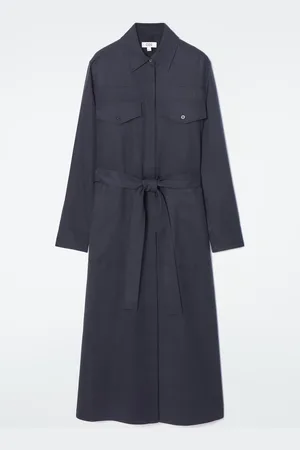 COS Vestido Camisero Midi Con Cinturón