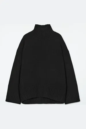 COS Jersey Grueso De Cuello Perkins En Cashmere Puro