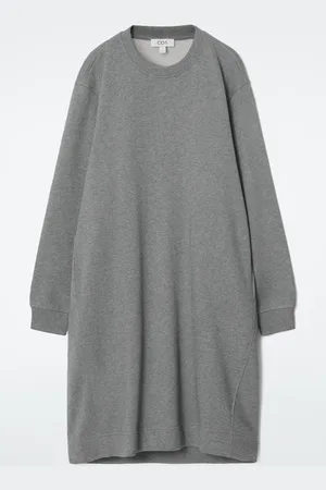 COS Vestido Midi Oversize Tipo Sudadera