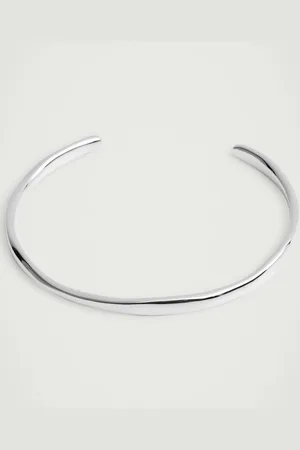 COS Brazalete Fino De Plata De Ley