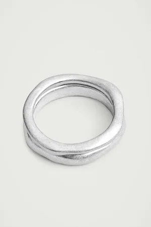 COS Pack De 2 Anillos Martillados