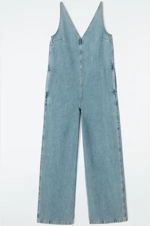 COS Mono Denim Con Escote De Pico
