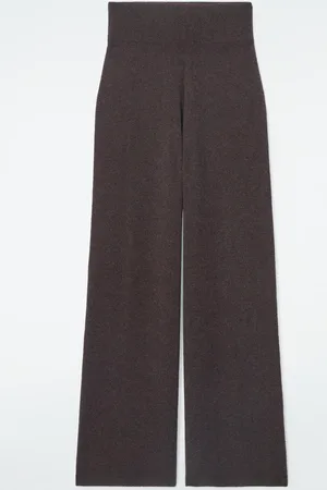COS Pantalones De Pernera Ancha De Cashmere Puro
