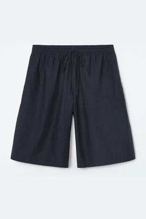 COS Pantalón Corto De Algodón Con Cordón De Ajuste