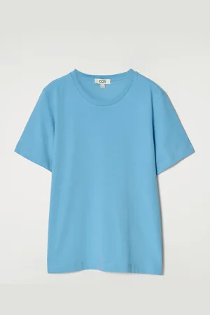 COS Camiseta De Algodón Con Cuello Redondo