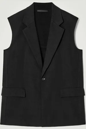 COS Blazer Sin Mangas En Mezcla De Lino
