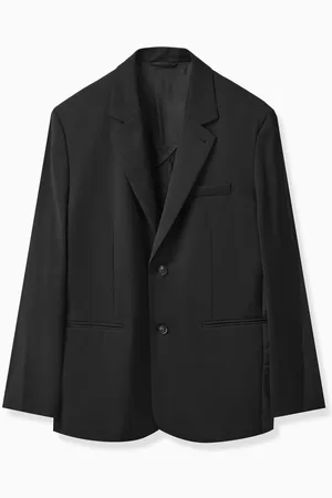 COS Relaxedfit Contrast Wool Blazer