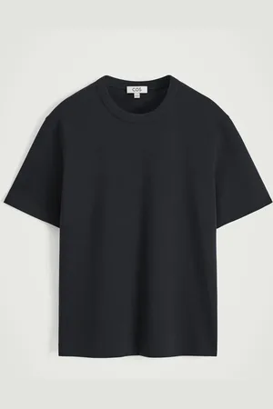 COS Camiseta De Algodón Con Cuello Redondo