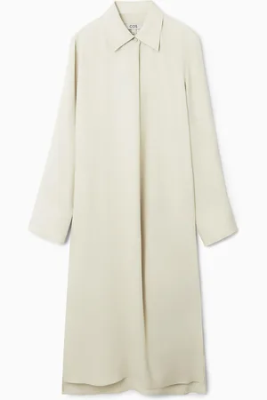 COS Vestido Camisero De Sarga Fluida