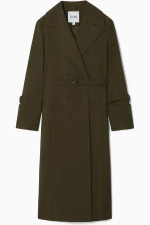 COS Gabardina De Mezcla De Lana De Doble Botonadura