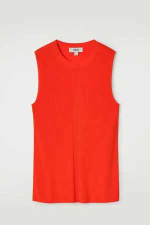 COS Camiseta De Tirantes De Punto De Canalé