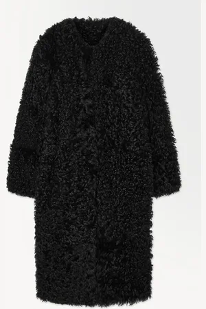 COS Abrigo De Piel De Oveja Reversible Oversize