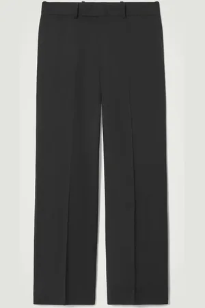 COS Pantalones Anchos De Traje De Lana