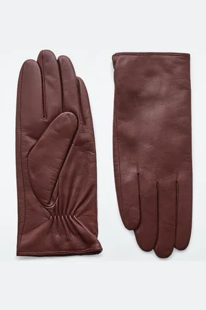 COS Guantes De Piel Con Forro De Cashmere