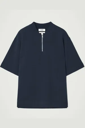 COS Camiseta Con Media Cremallera