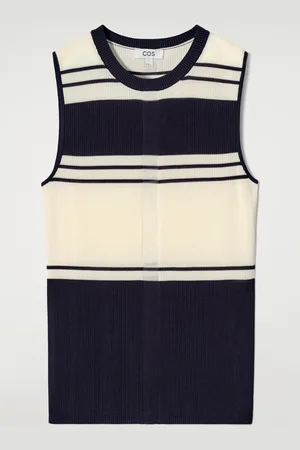 COS Camiseta De Tirantes De Punto De Canalé