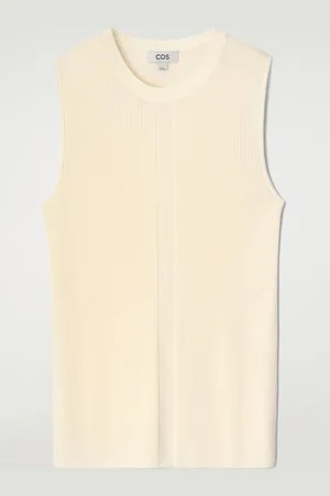 COS Camiseta De Tirantes De Punto De Canalé