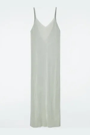COS Vestido Lencero De Punto Transparente