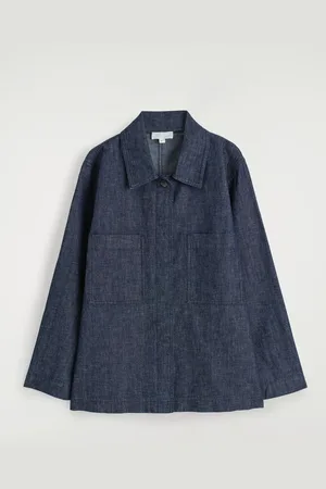 COS Tieside Denim Overshirt in