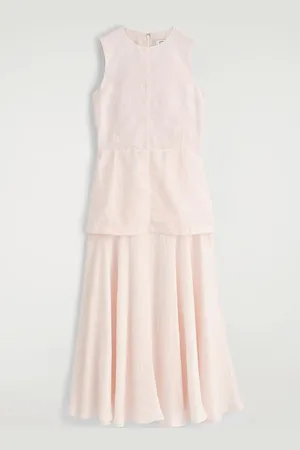 COS Vestido Midi Superpuesto Con Peplum