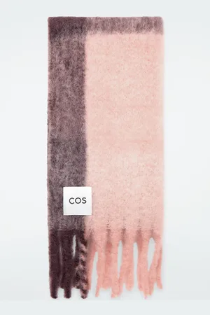 COS Bufanda De Mohair Cepillado Desflecada