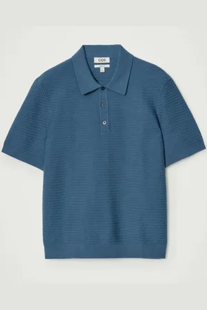 COS Polo De Algodón Punto Con Textura