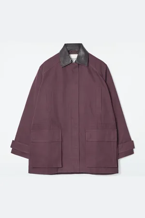 COS Chaqueta De Campo Con Cuello De Piel