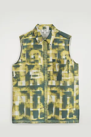 COS Camisa Estampada Sin Mangas