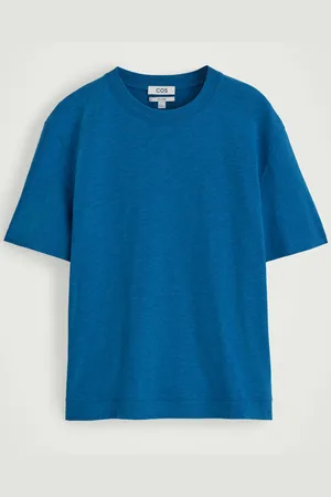 COS Camiseta En Mezcla De Algodón Y Lino Relaxed-Fit