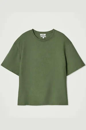 COS Camiseta Relaxed-Fit De Lino in