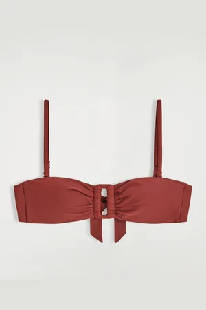 COS Gathered Bandeau Bikini Top