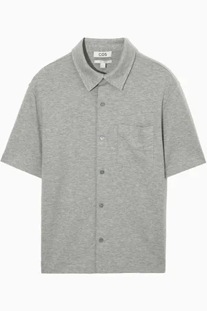 COS Camisa Manga Corta Punto Relaxed Fit