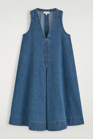 COS Vestido Vaquero Corto Acampanado