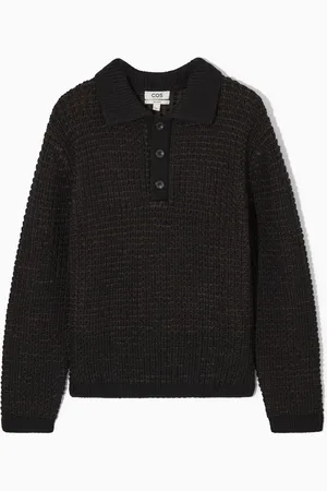 COS Polo De Punto Gofrado En Dos Tonos