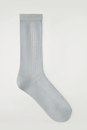 COS Calcetines De Canalé Transparentes