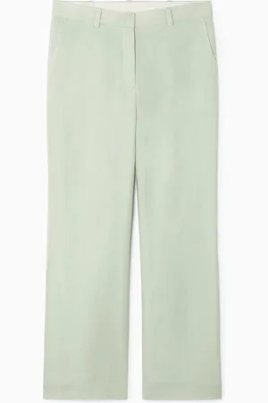 COS Pantalones Acampanados De Mezcla De Lino