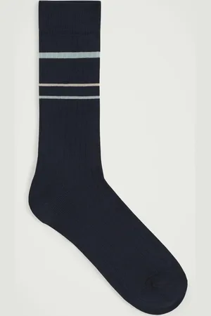 COS Calcetines De Algodón De Canalé A Rayas