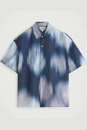 COS Camisa Estampada Con Manga Corta Relaxed-Fit